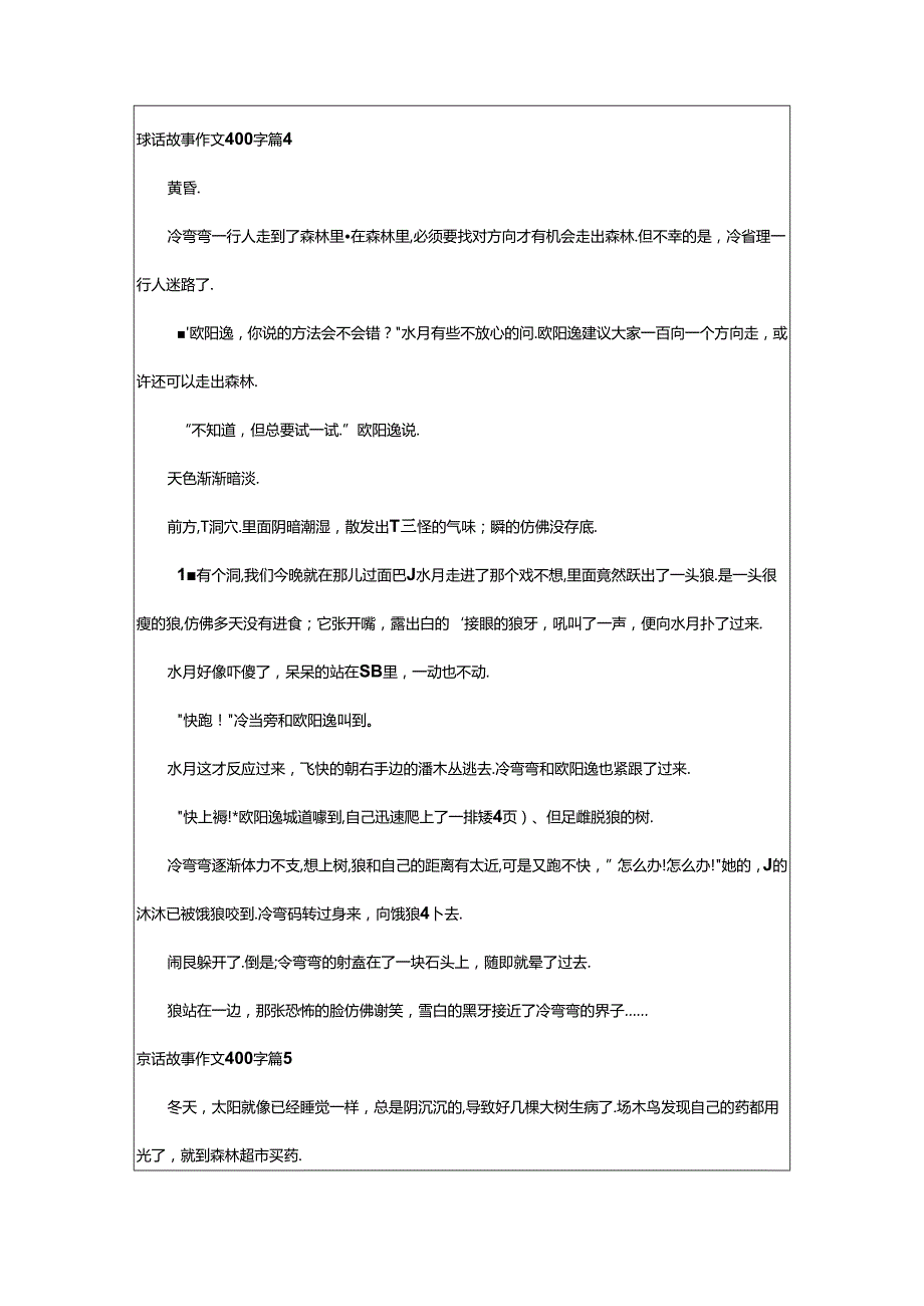 2024年童话故事作文400字（精选71篇）.docx_第3页