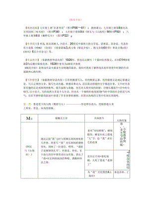 2024年七年级上学期名著阅读：《朝花夕拾》内容概括与名著阅读专题探究.docx