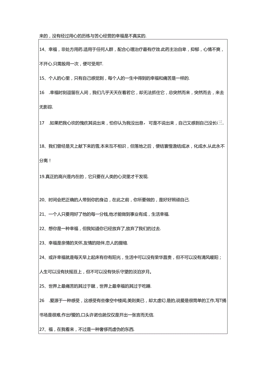 2024年年简单的幸福优美句子锦集79条.docx_第2页