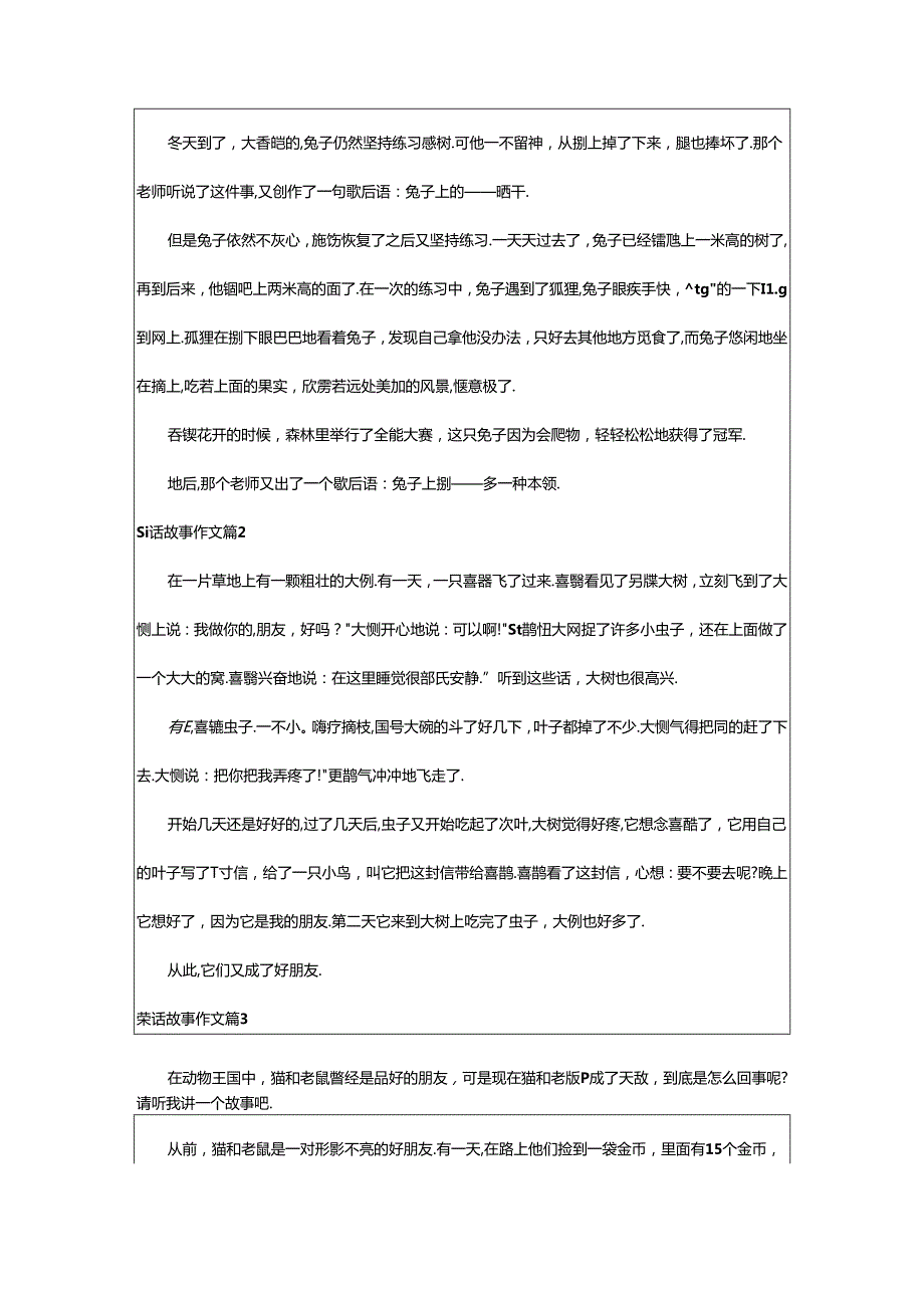 2024年童话故事作文集锦(6篇).docx_第2页