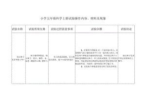 五年级上册科学实验.docx