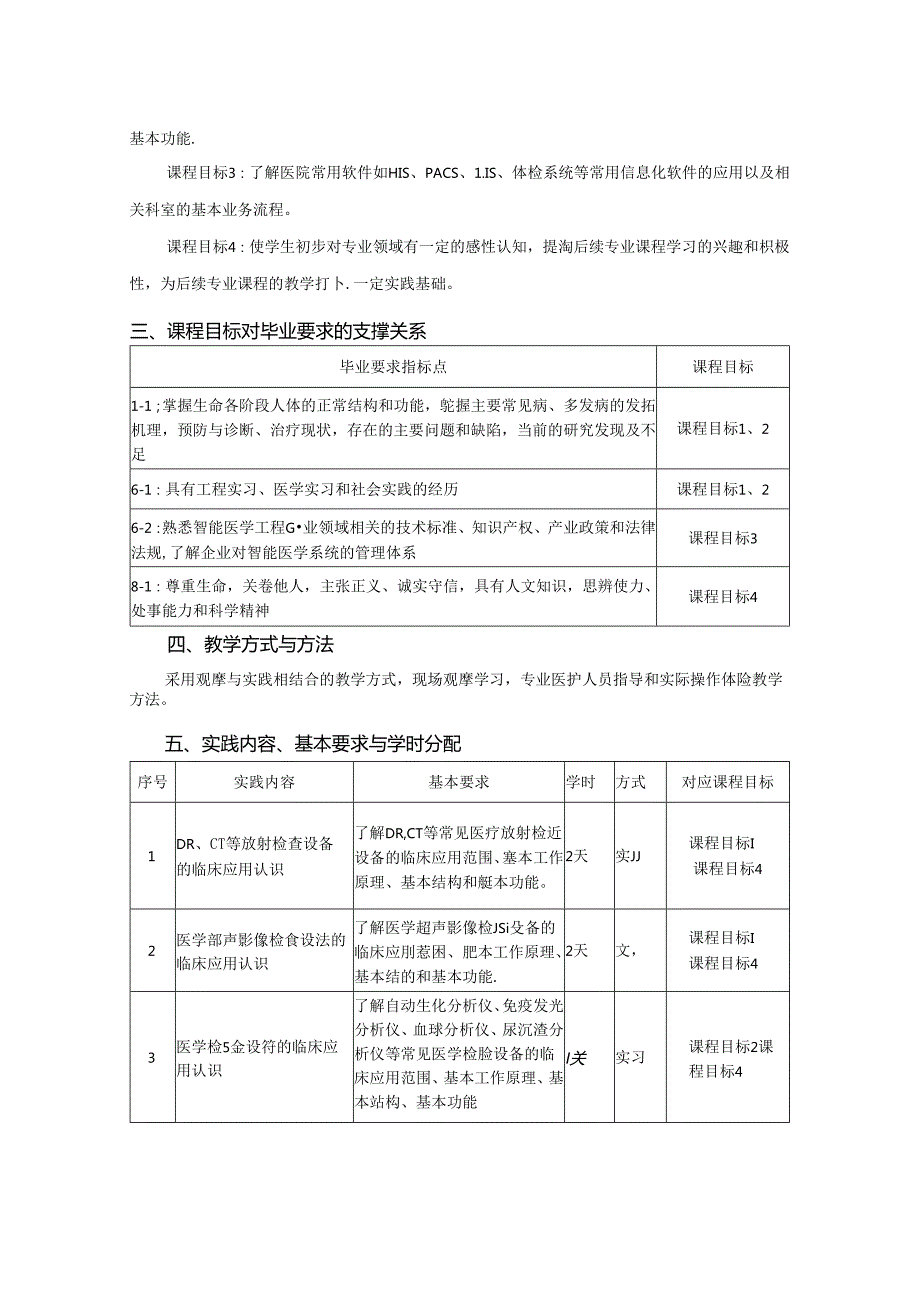 1323D08001-临床见习-2023版人才培养方案课程教学大纲.docx_第2页