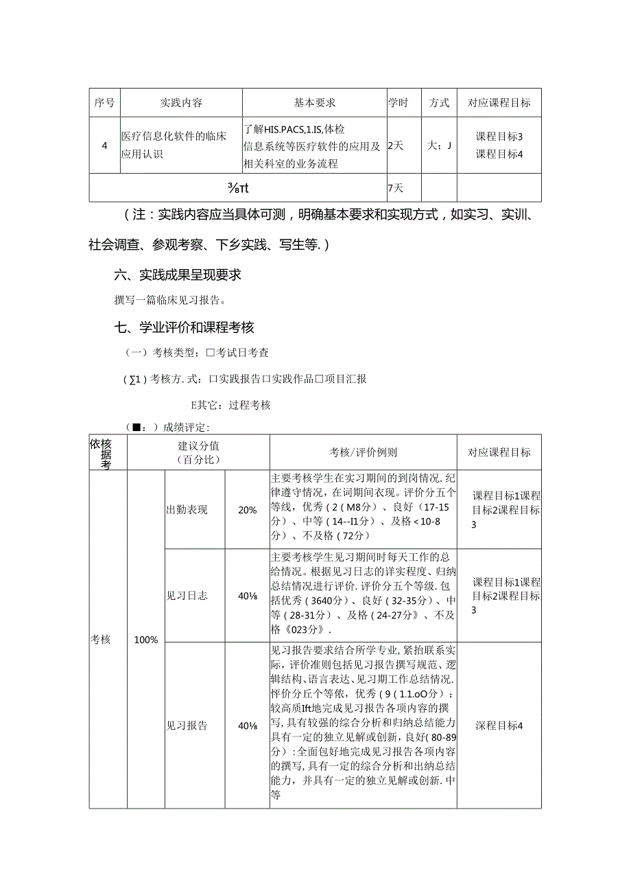 1323D08001-临床见习-2023版人才培养方案课程教学大纲.docx_第3页