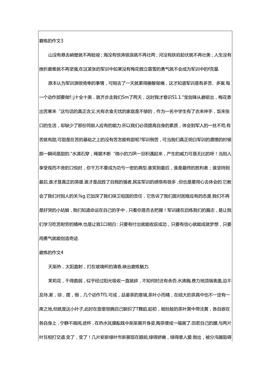 2024年（通用）磨炼的作文6篇.docx_第3页