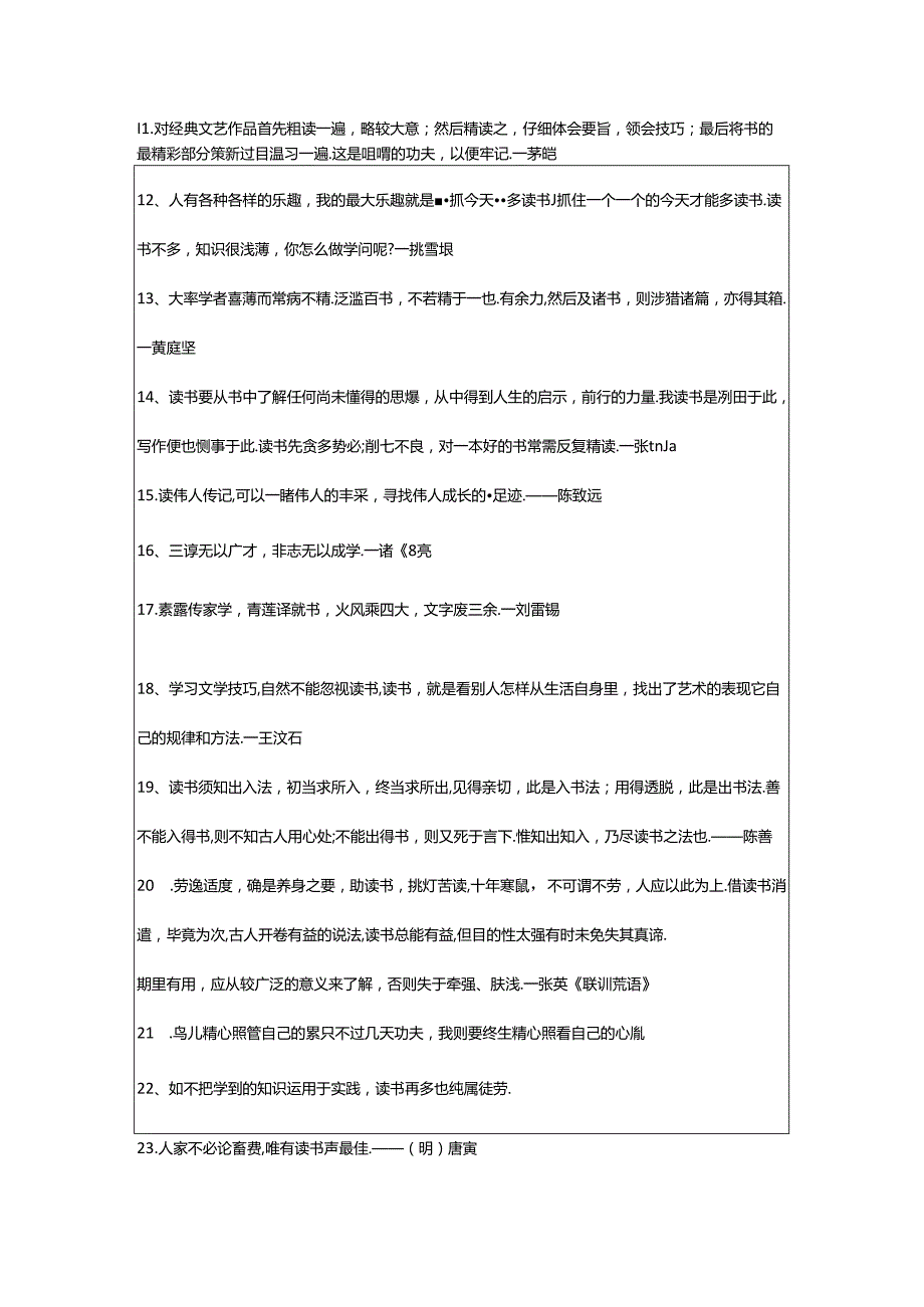 2024年年精选读书名言警句集合78句.docx_第2页