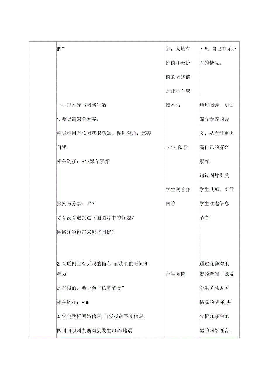 2024年秋初中八年级上册道德与法治教学设计1.2.2 合理利用网络.docx_第2页