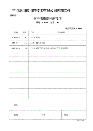 CR-MP17 客户满意度控制程序 A.2.docx