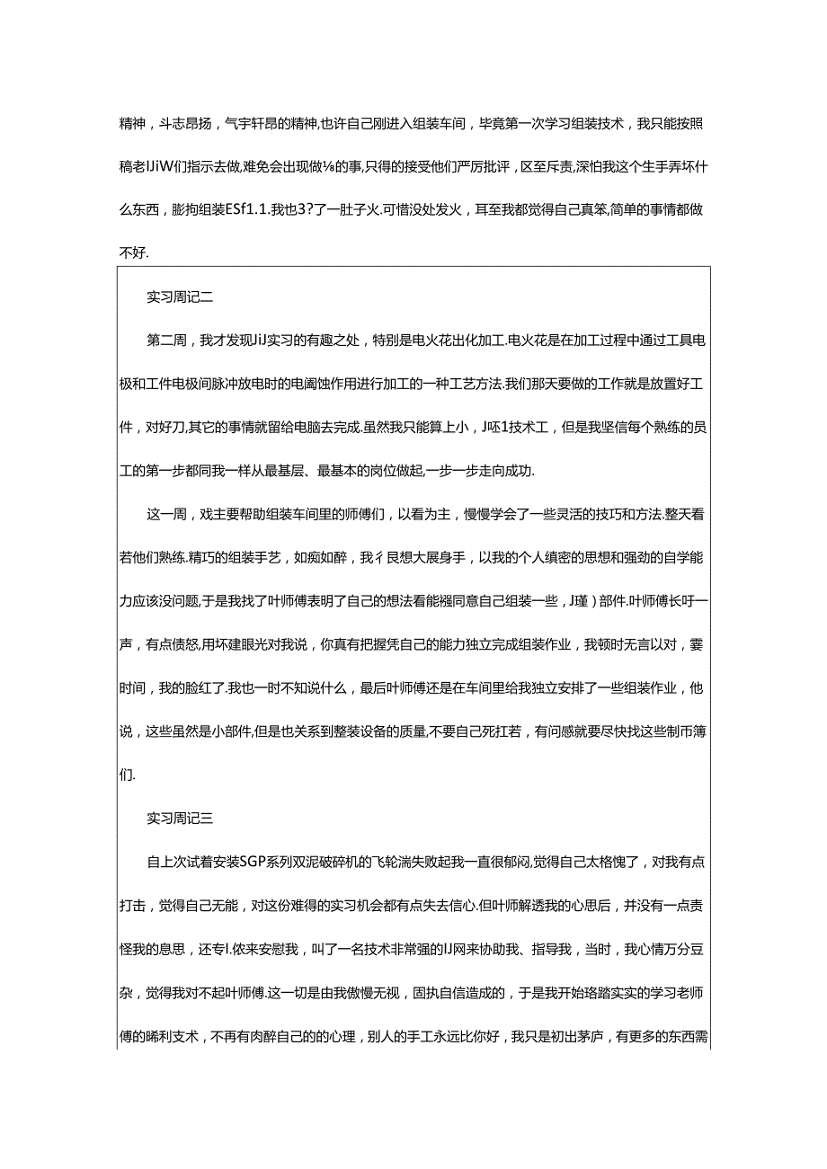 2024年年毕业顶岗实习周记.docx_第2页