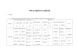 会议中心运营方案.docx