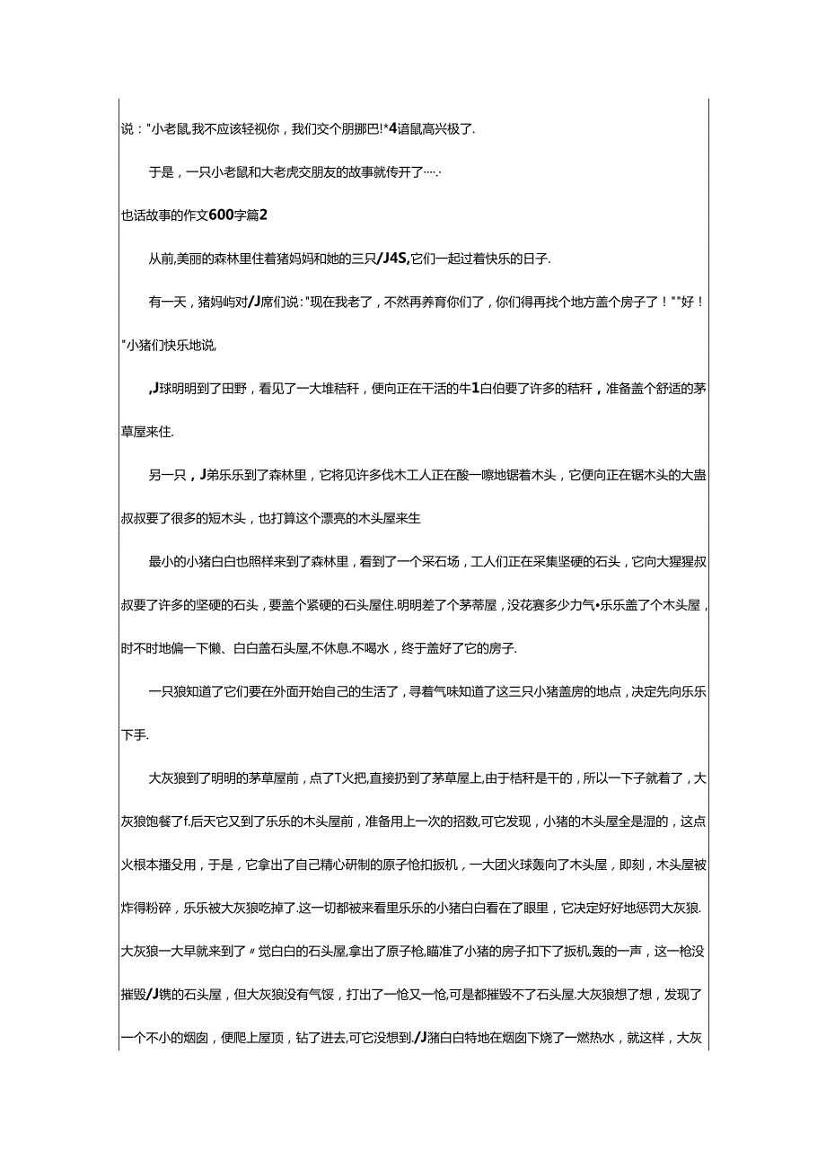 2024年童话故事的作文600字7篇.docx_第2页