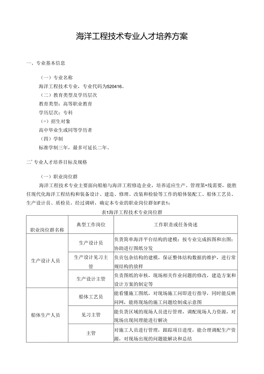 《海洋工程技术专业》人才培养方案.docx_第1页