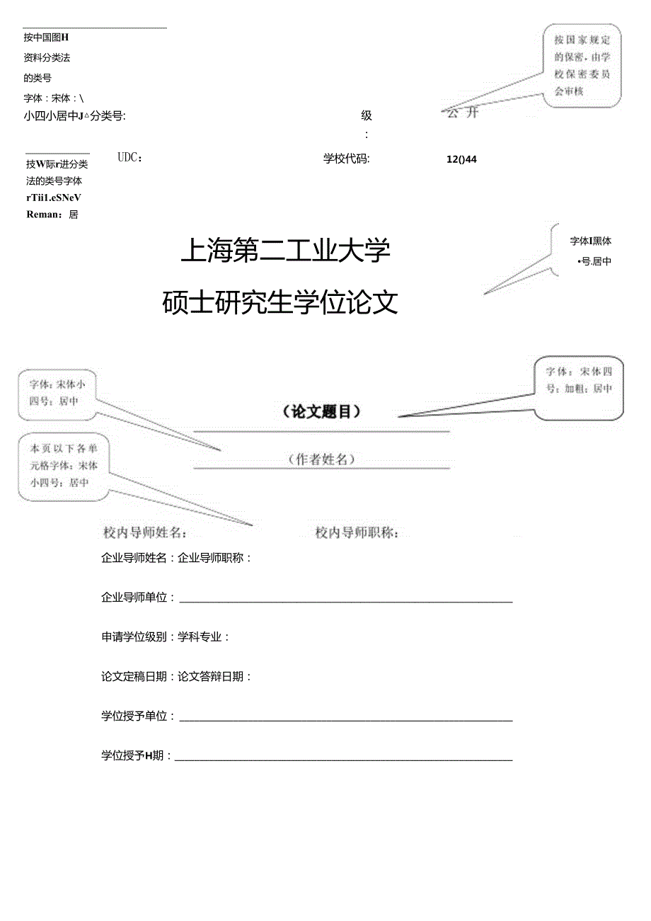 《上海第二工业大学》硕士毕业论文模板.docx_第2页