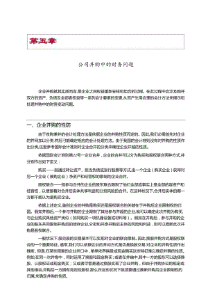 公司并购中的财务问题[教材].docx