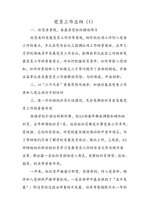 党员工作总结.docx