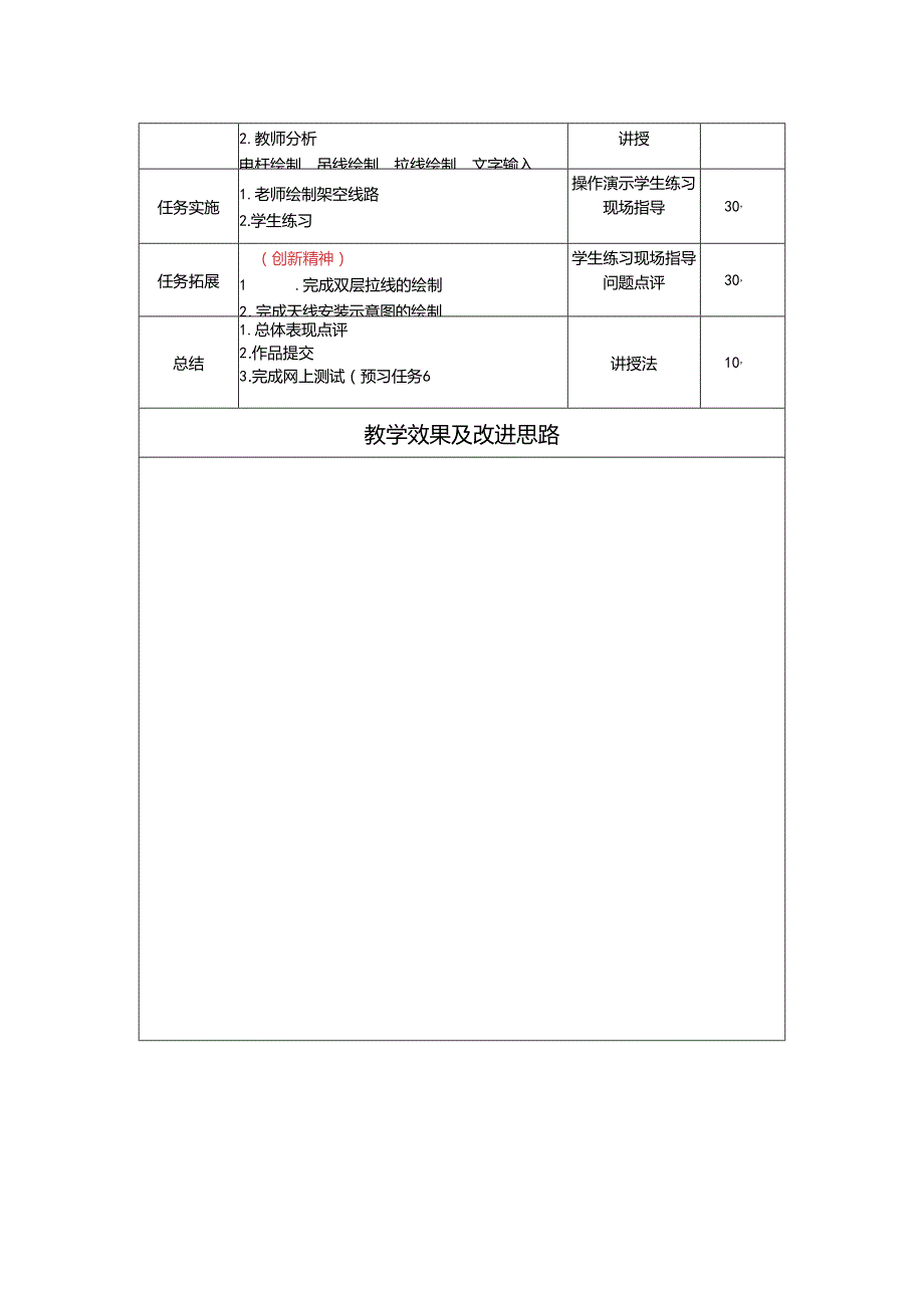 《通信工程制图与勘察设计》 教学设计 任务 5 架空线路绘制(4课时).docx_第2页