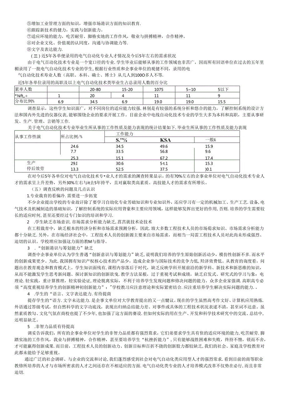 XXXX电气自动化专业人才培养方案(三年制).docx_第3页