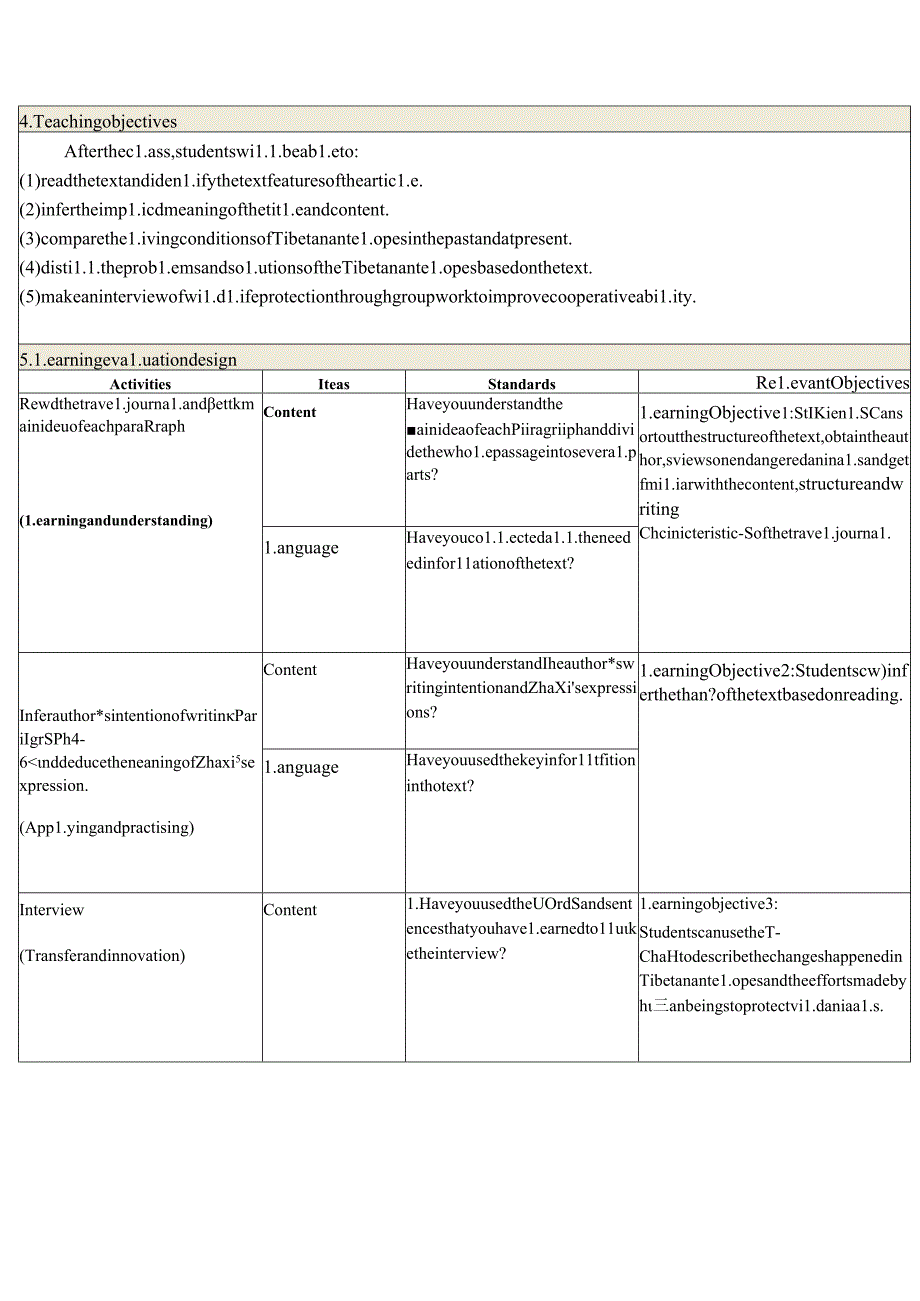 人教版（2019）必修第二册Unit 2 Wildlife Protection Reading and Thinking 教学设计（表格式）.docx_第3页