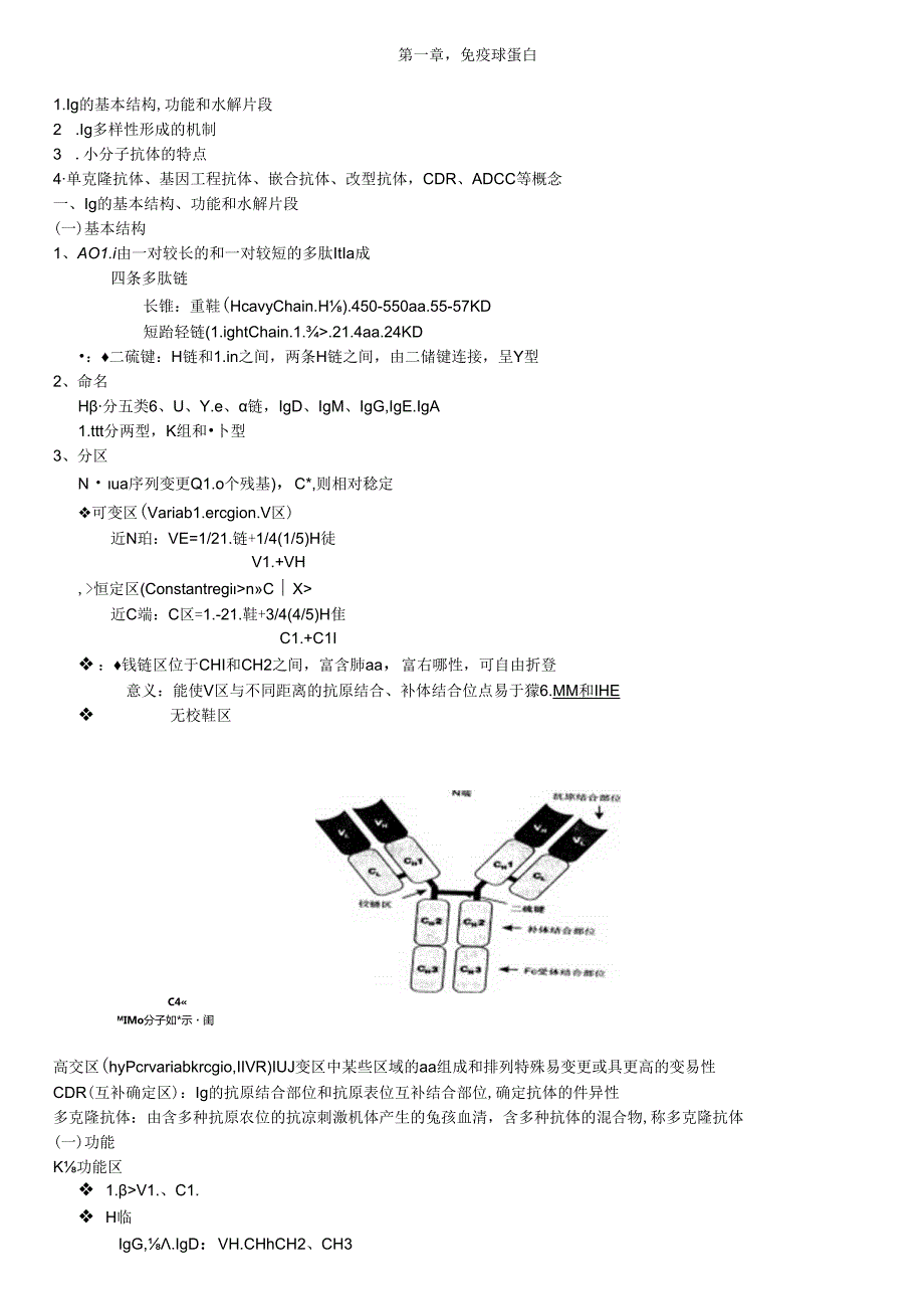 免疫学每章要点(ppt精简).docx_第1页