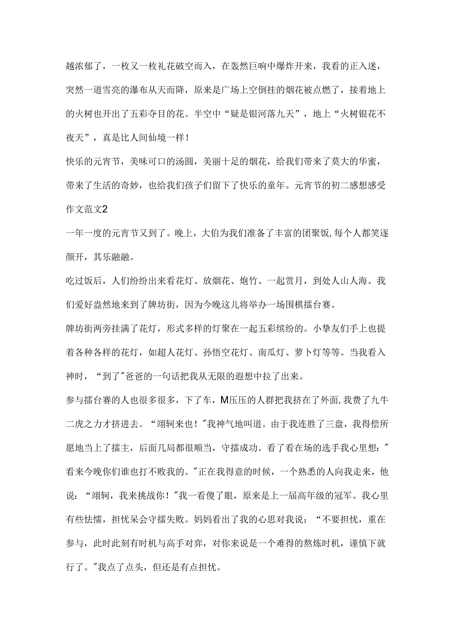 元宵节的初二感想感受作文范文.docx_第2页