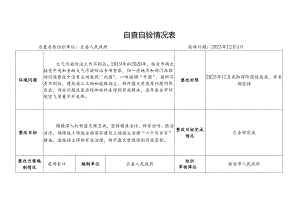 自检自查表范表.docx