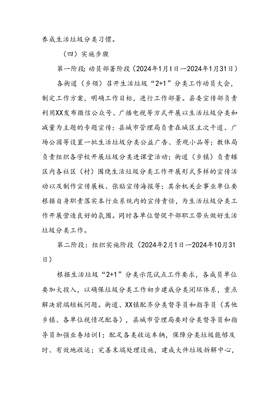 XX县生活垃圾“2+1”分类示范试点工作方案.docx_第3页