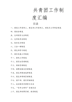 团委工作制度大全.docx