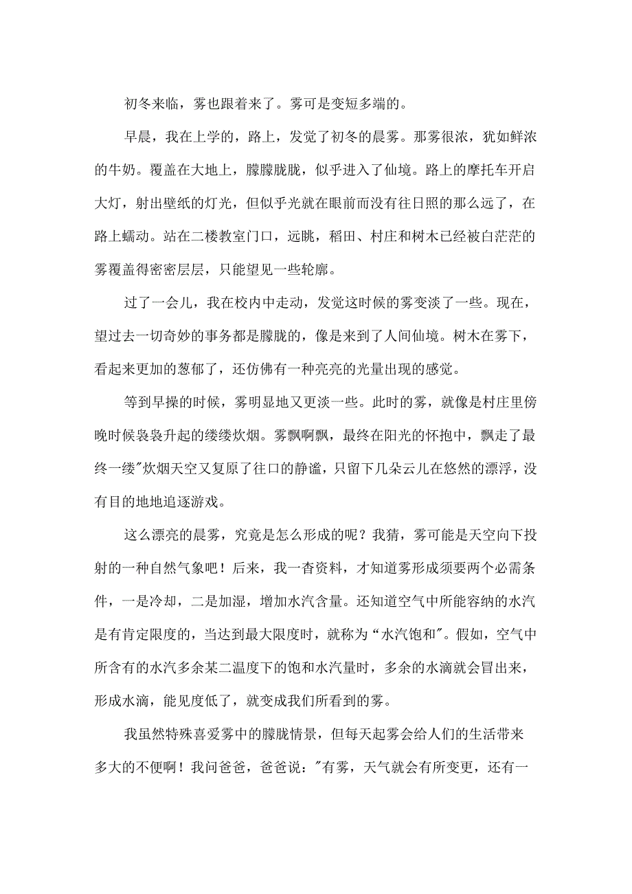 初冬的雾小学作文.docx_第2页