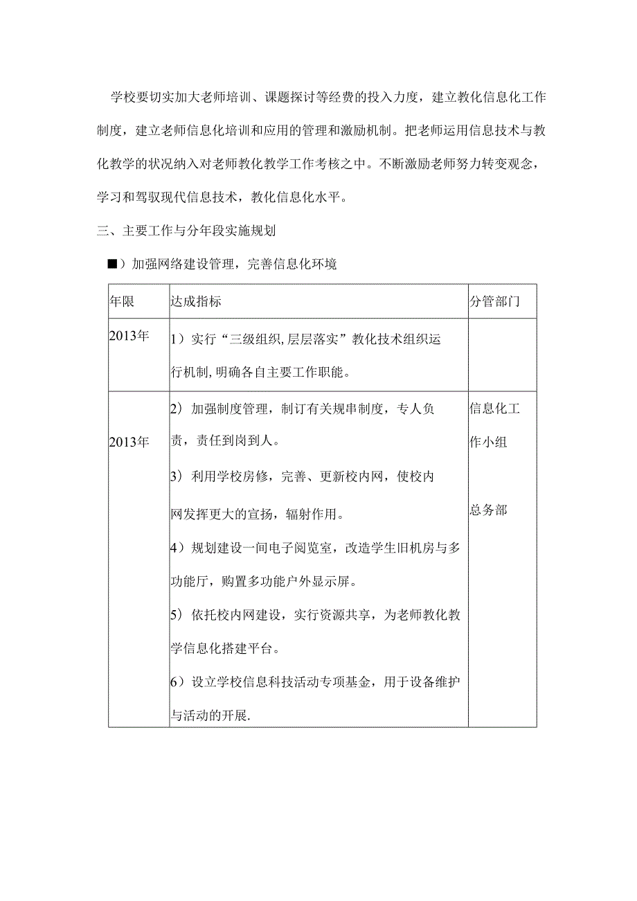 小纪汗中心小学教育信息化工作三年行动计划全解.docx_第3页