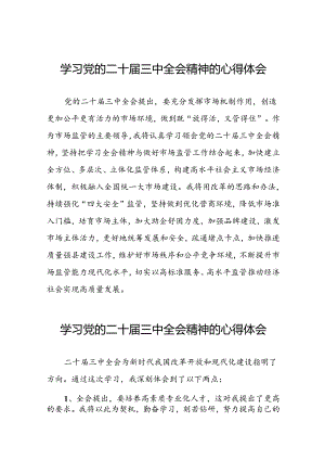 党员干部关于二十届三中全会精神心得体会发言材料33篇.docx