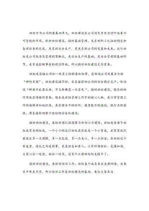 班组建设的感悟2篇.docx