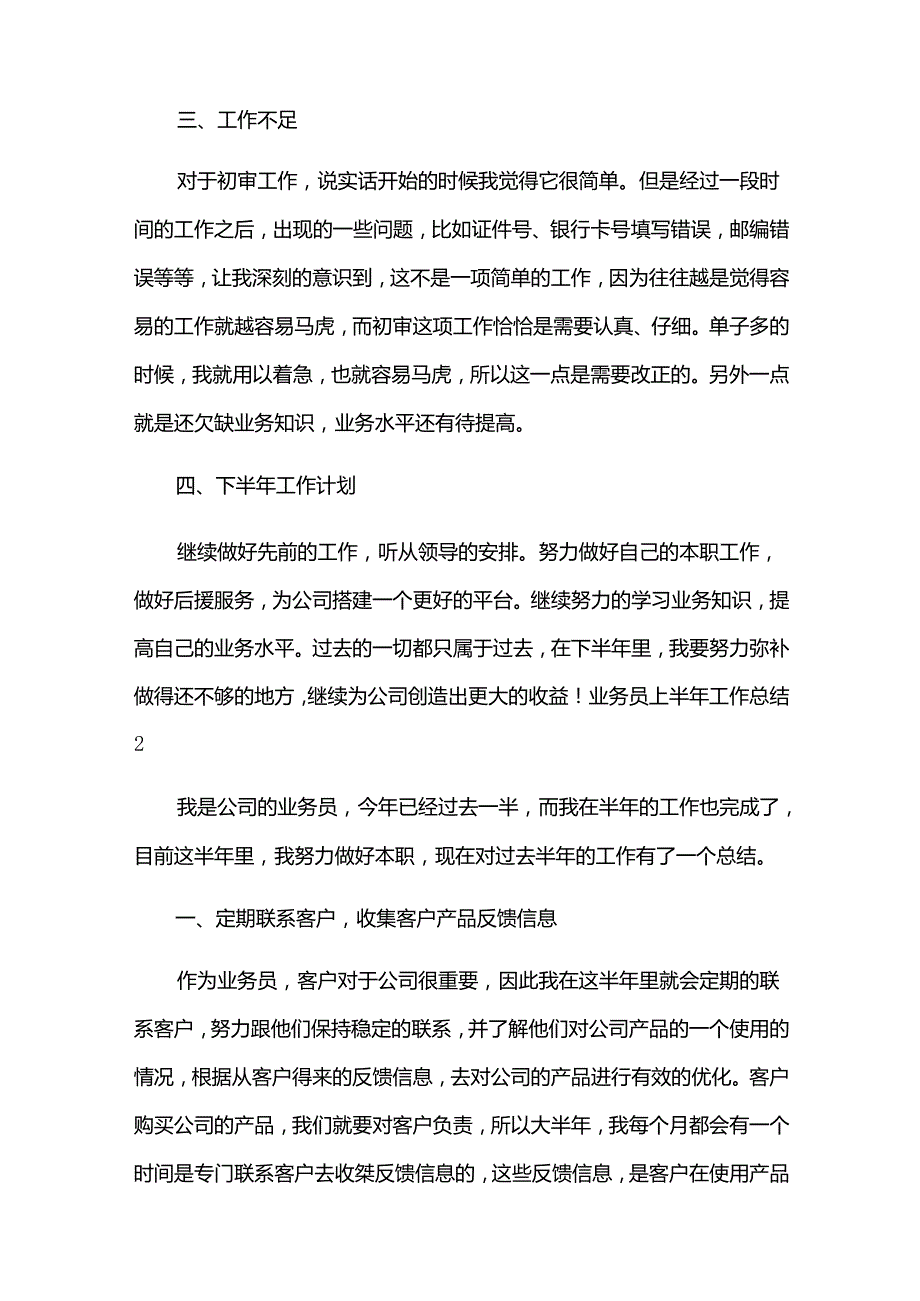 业务员上半年工作总结.docx_第2页