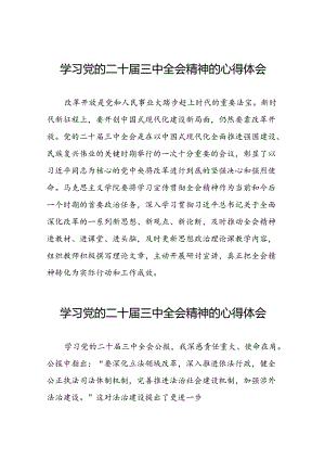 党的二十届三中全会精神的学习心得体会合集42篇.docx