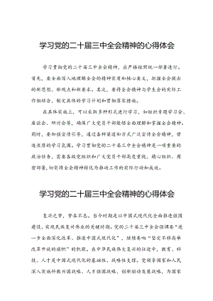 关于二十届三中全会精神的学习心得体会汇编42篇.docx