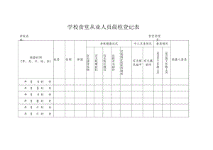 学校食堂从业人员晨检登记表.docx