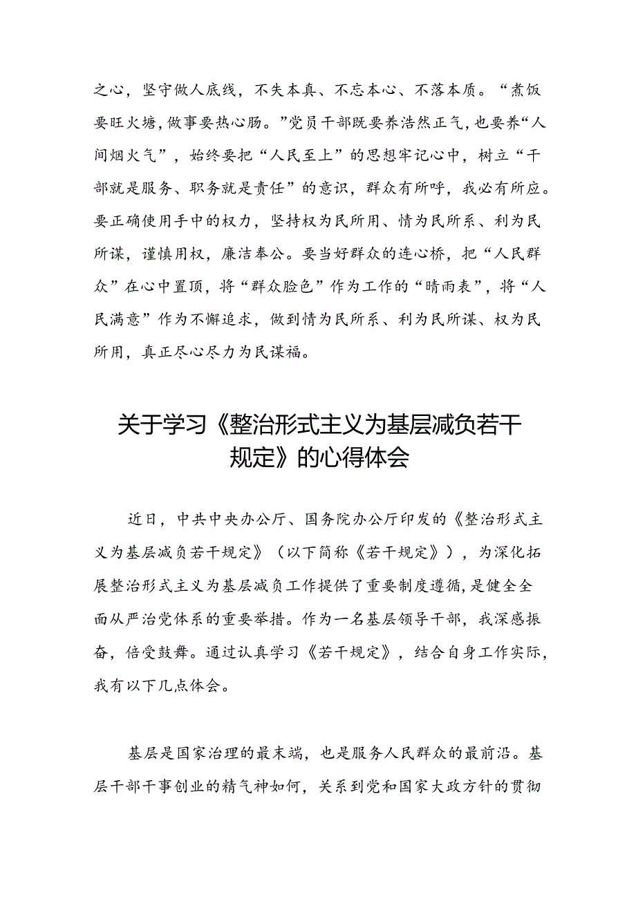 学习贯彻《整治形式主义为基层减负若干规定》心得体会交流发言6篇.docx_第3页