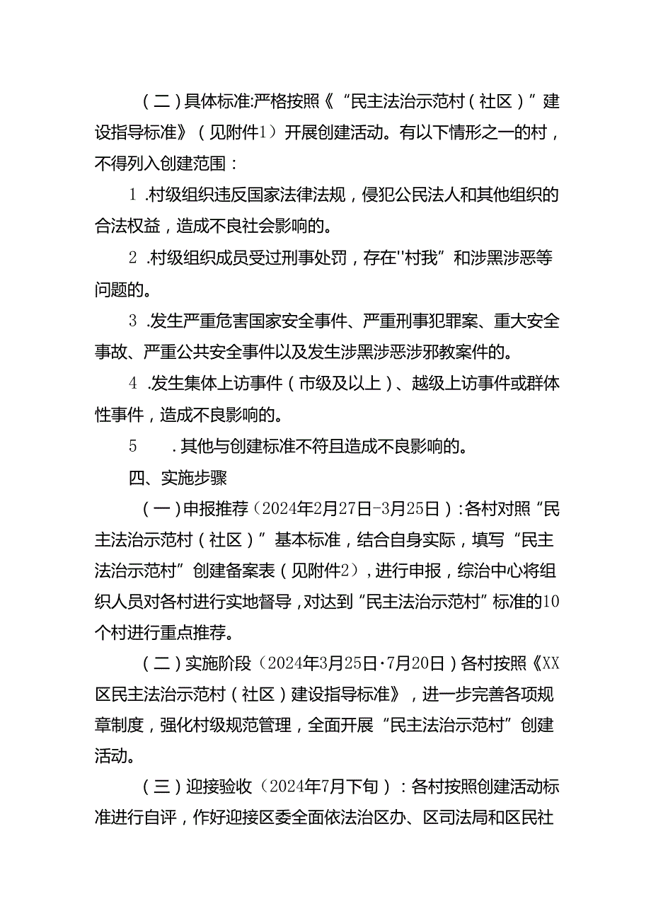 开展2024年“民主法治示范村”创建活动实施方案.docx_第2页