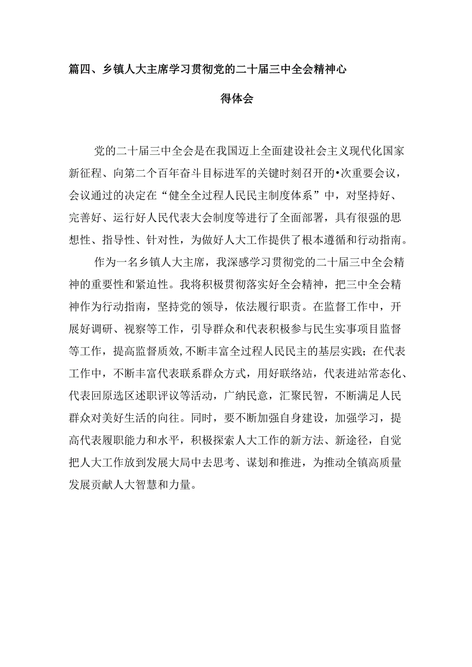 (八篇)基层乡镇长学习二十届三中全会精神研讨发言（精选）.docx_第3页