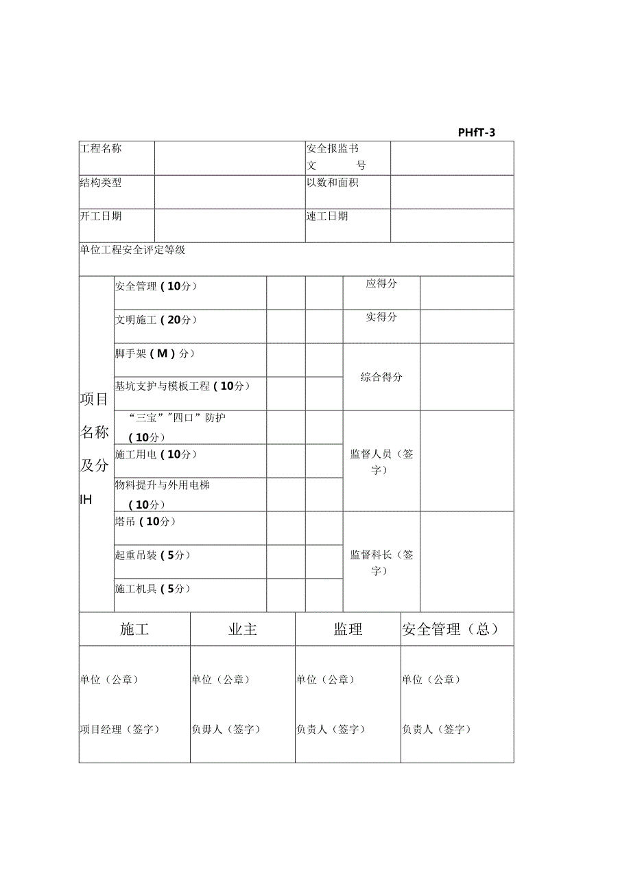 单位工程安全生产、文明施工竣工验收表.docx_第1页