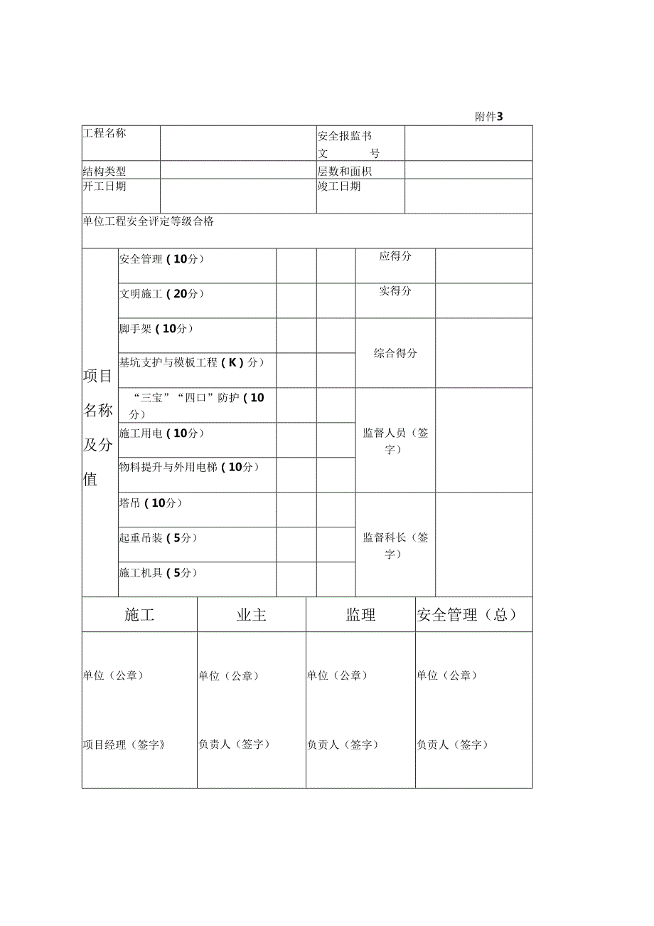 单位工程安全生产、文明施工竣工验收表.docx_第3页