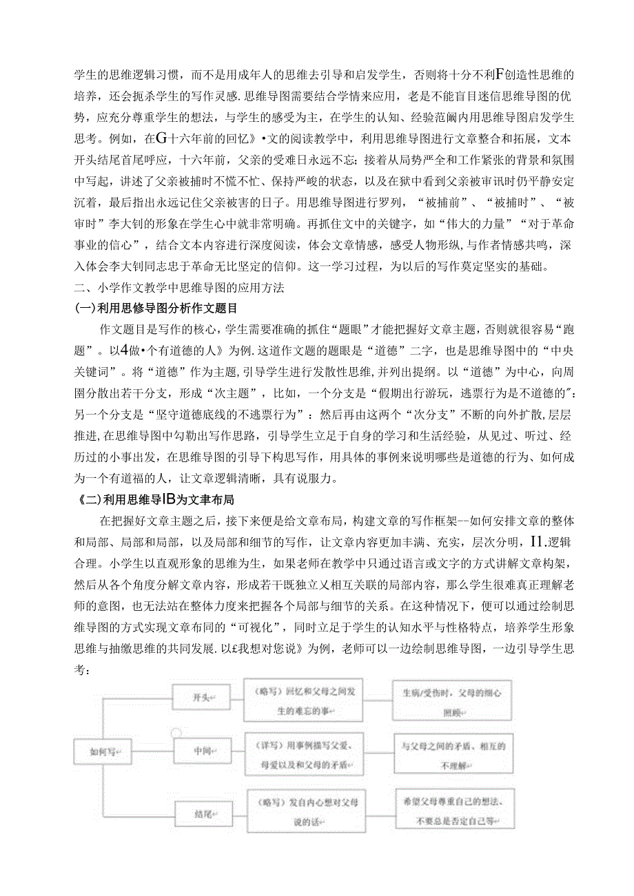 借“图”发挥——力谈思维导图在小学作文教学中的运用研究 论文.docx_第2页