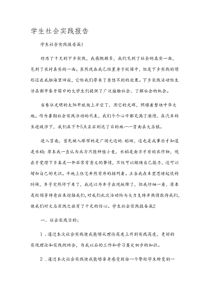 学生社会实践报告.docx