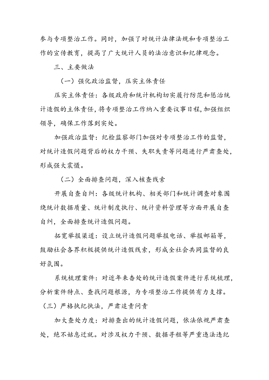 X市关于统计造假问题专项整治工作情况报告.docx_第2页