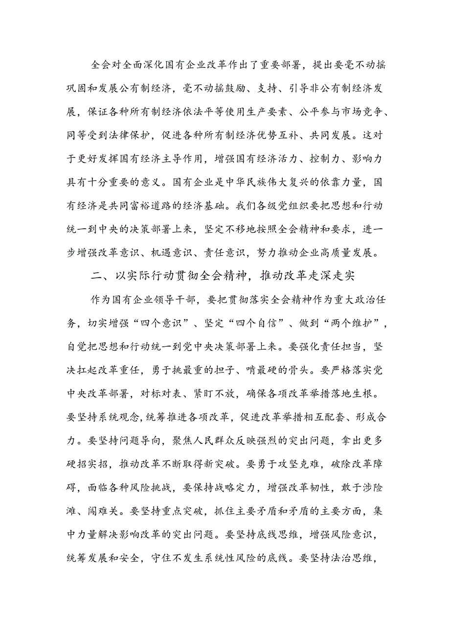 国企纪委书记学习党的二十届三中全会精神研讨发言范文.docx_第2页