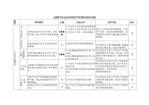 出租汽车企业安全生产标准化自评记录.docx