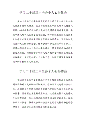 学习2024年二十届三中全会心得体会 （8份）.docx