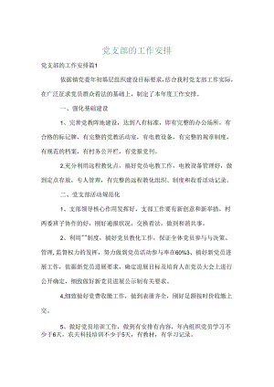 党支部的工作计划.docx