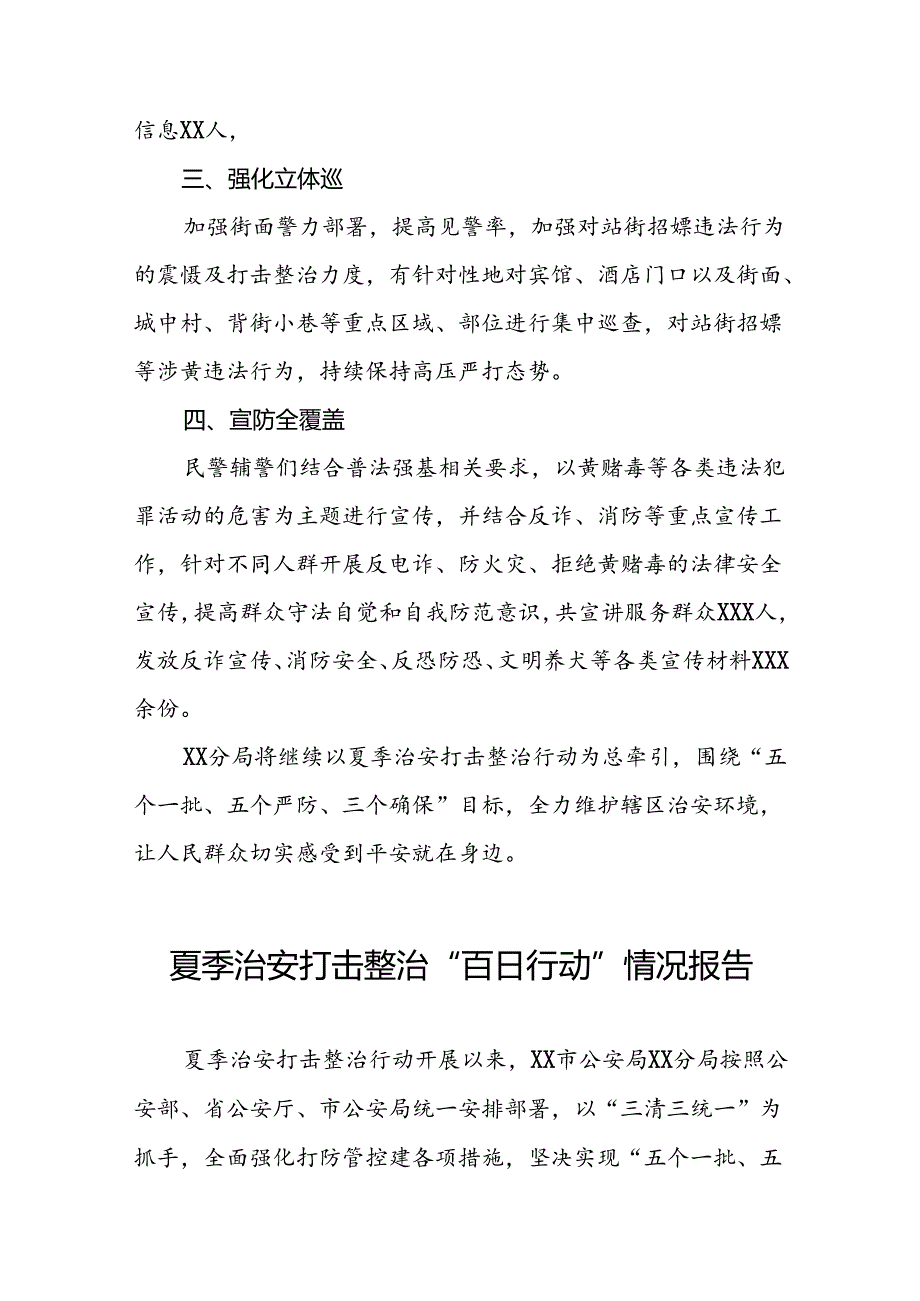 派出所2024年夏季治安打击整治专项工作总结五篇.docx_第2页