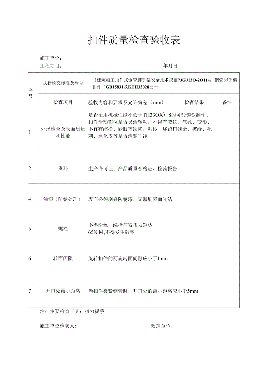 钢管、扣件进场检查验收记录表.docx_第2页