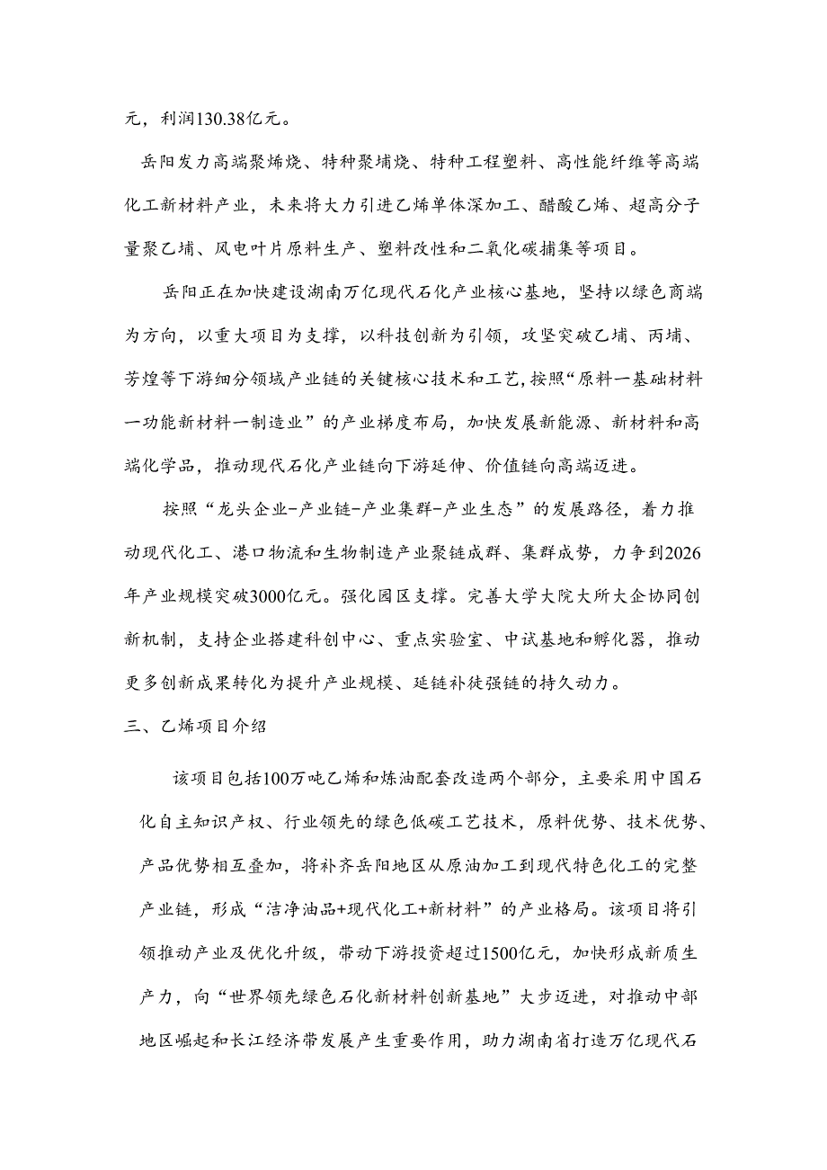 湖南岳阳现代石化产业发展情况介绍.docx_第2页