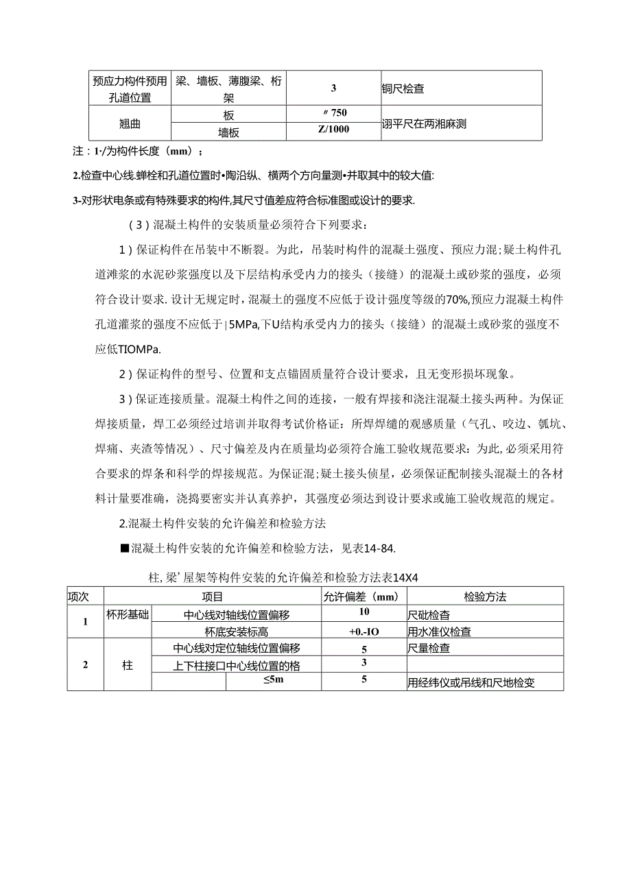 混凝土结构吊装工程质量与安全技术施工技术.docx_第2页